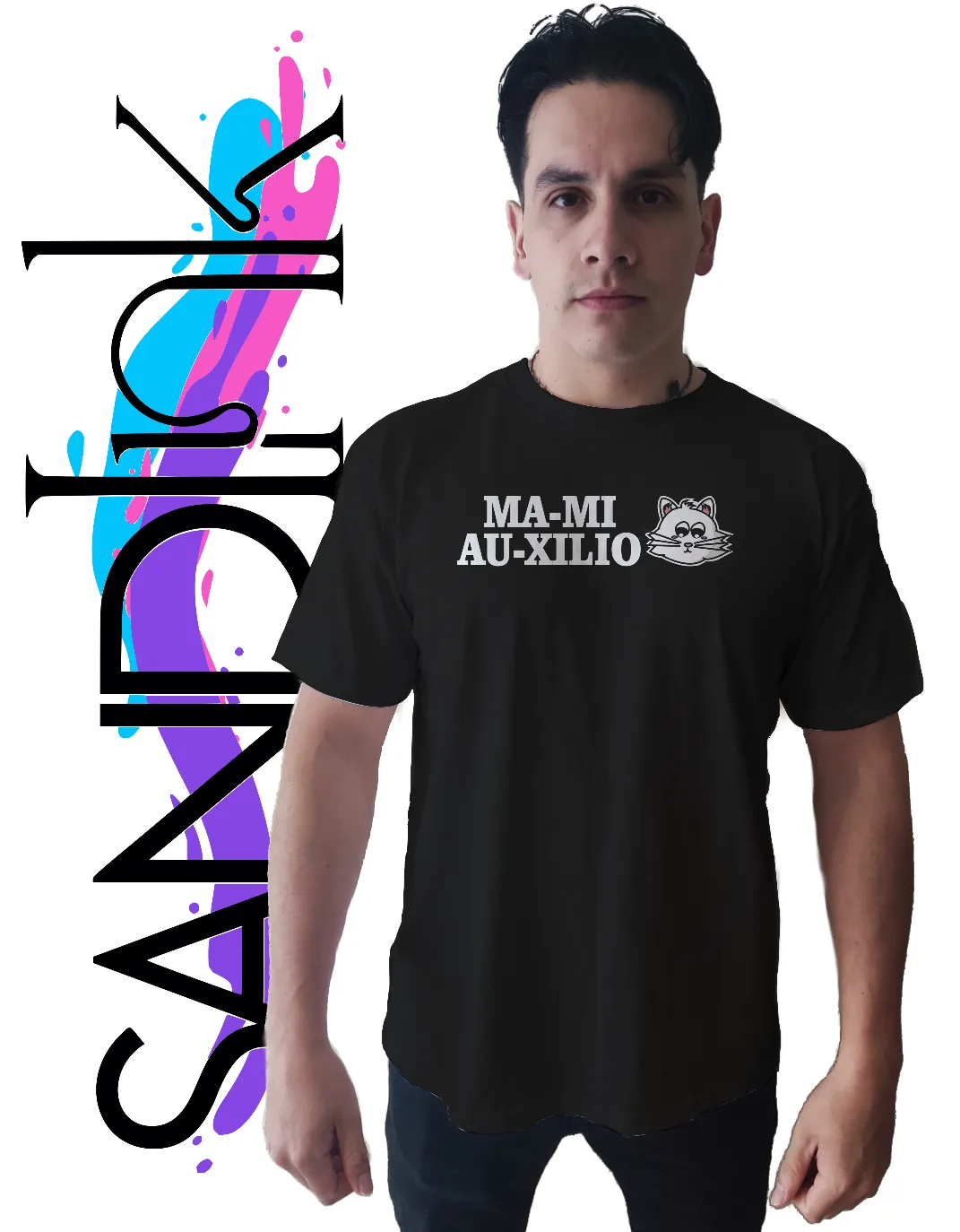Playera diseño mami auxilio