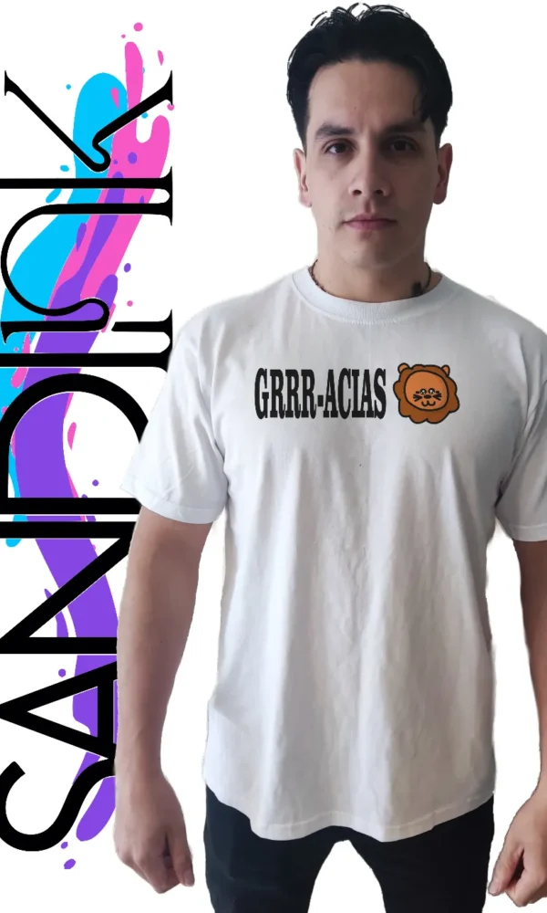 Playera diseño grrracias