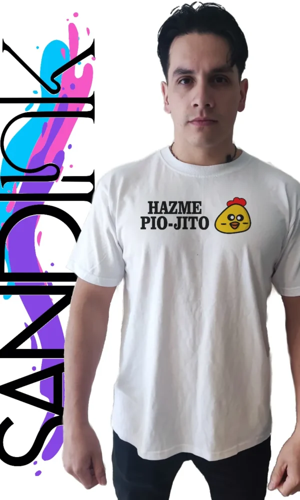 Playera diseño hazme piojito